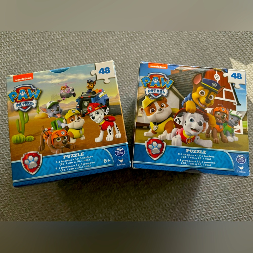 Paw Patrol Set of two puzzles